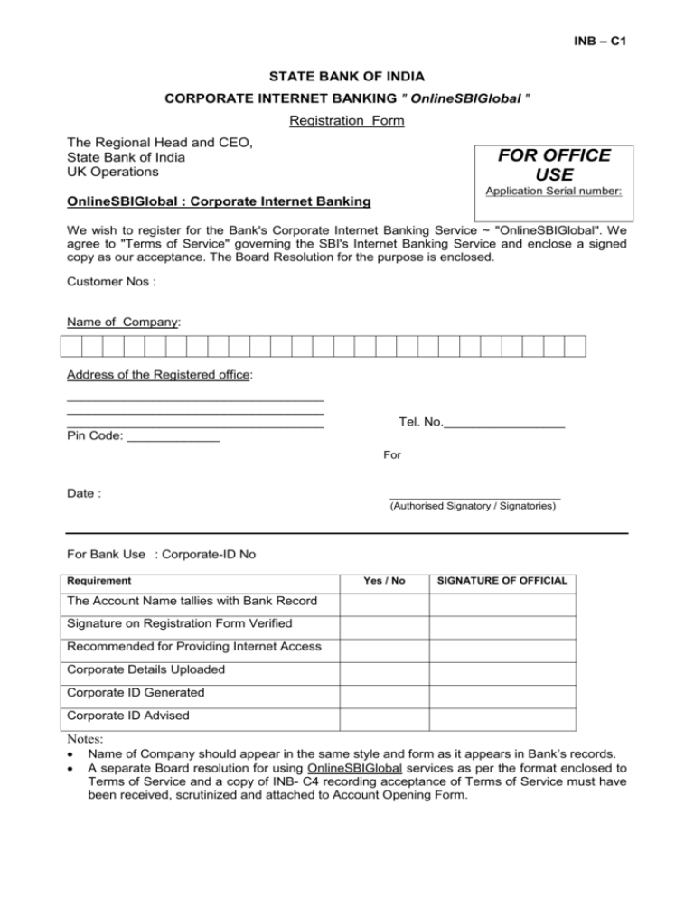 28 Neu Foto State Bank Of India Internet Banking Application Form