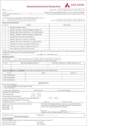 A Guide On How To Close An AXIS Bank Account In 2020 Wealth Tub
