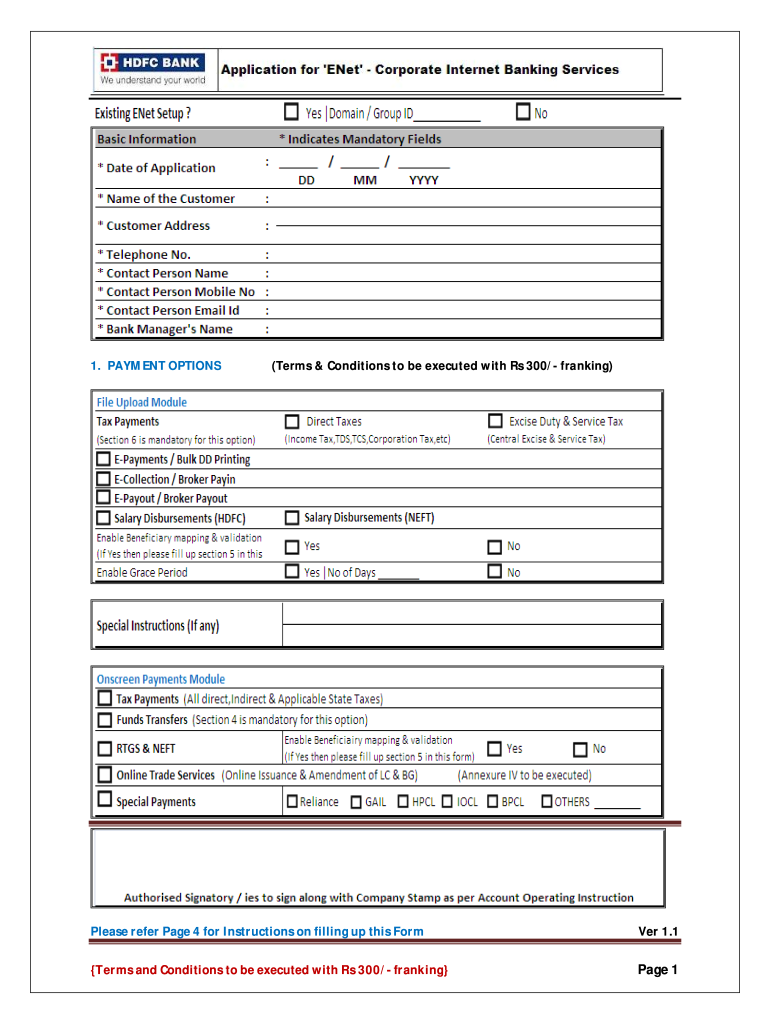 Hdfc Rtgs Form Fill Online Printable Fillable Blank PdfFiller