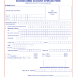 How To Fill Andhra Bank Account Opening Form Andhra Bank Account