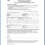 Iob Net Banking Online Registration Form Pdf Form Resume Examples