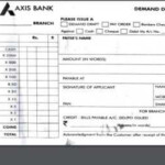 PDF Axis Bank Demand Draft Form Online Download PDF OnlineNotes in