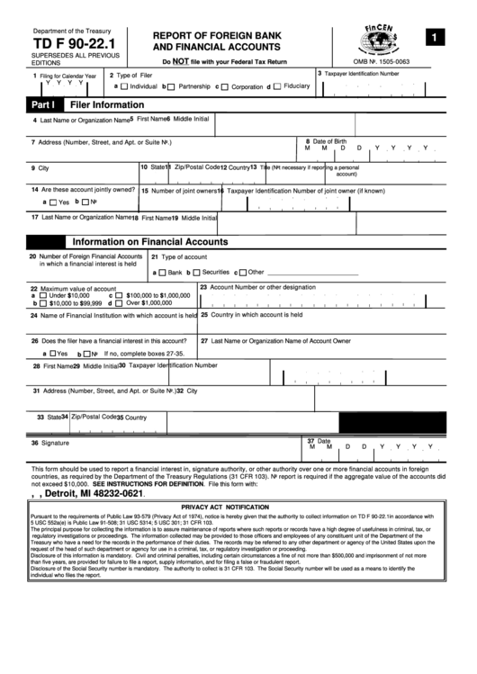 Top 5 Fincen Form 114 Templates Free To Download In PDF Format