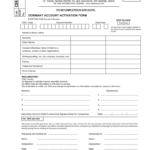 2 CDS1A Dormant Accounts Activation Form With Comments Fill And Sign