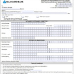 Allahabad Bank RTGS Application Form 2021 PDF Download Allahabad Bank
