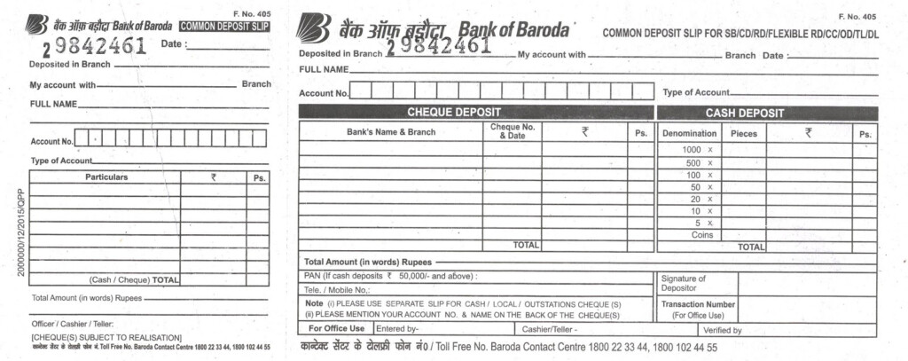 Axis Bank Deposit Slip Scribd India