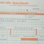 Bank Of Baroda Account Opening Form How To Fill Up Account Opening