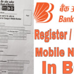 Bank Of Baroda Number Change Form Bank Of Baroda Mobile Number Register