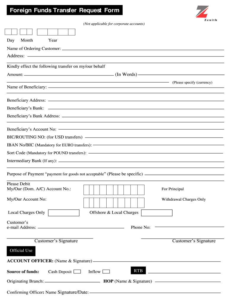 Bank Transfer Form Pdf Fill Online Printable Fillable Blank