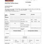 Boi Account Opening Form Fill Sample Pdf Fill Online Printable