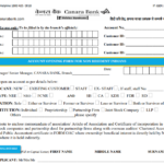 Canara Bank Account Opening Form PDF Download 2023