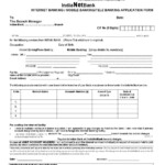 Download Bank Of India Internet And Mobile Banking Form FINANCE