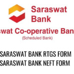 Download Saraswat Bank RTGS NEFT Form PDF 2023