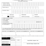 E Banking Application Form