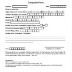 FREE 10 Sample Customer Complaint Forms In PDF MS Word Excel