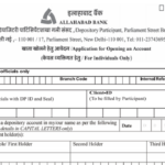 How To Fill Account Opening Form Of Allahabad Bank Download Allahabad