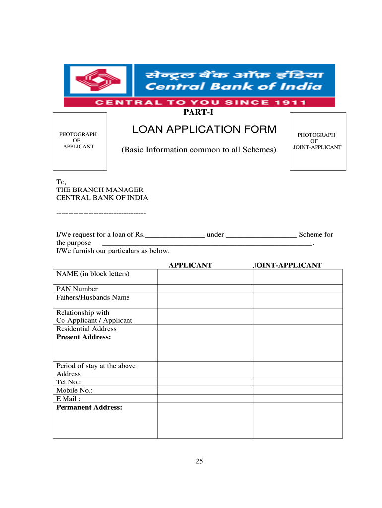 How To Fill Central Bank Loan Application Form Fill Out Sign Online