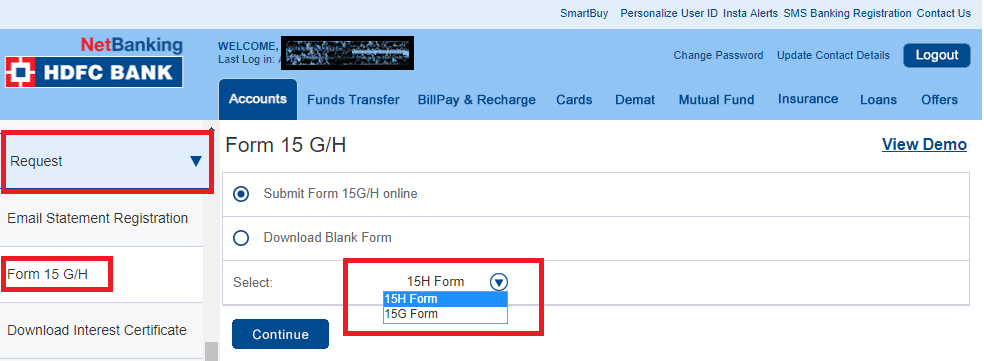 How To Fill Form 15G 15H Online