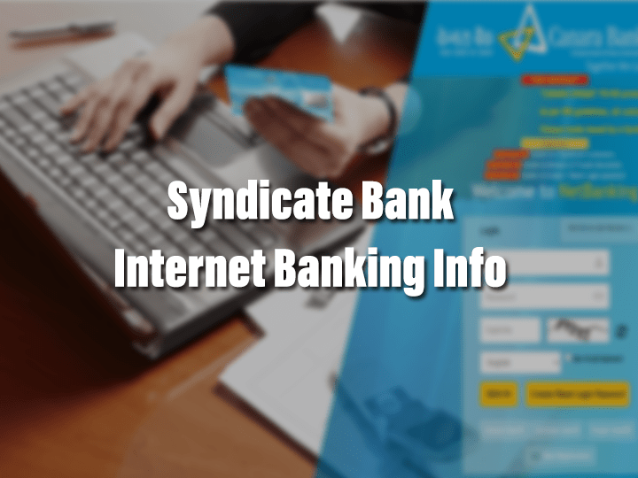 How To Register Activate Syndicate Bank Net Banking Online 