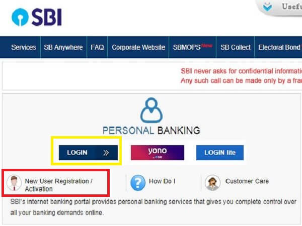 How To Register Online For Sbi Net Banking State Bank Of India Net 