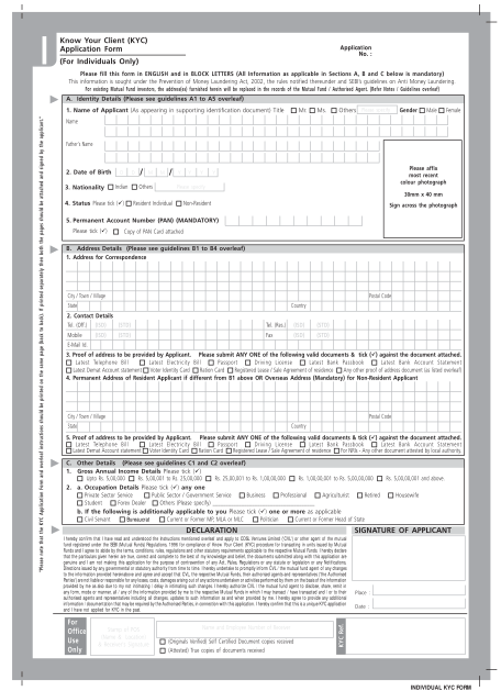 Icici Bank Self Declaration Form Important Note Icici Bank For Change 