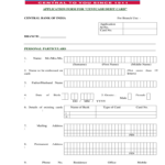 IN Central Bank Of India Application Form For Centcash Debit Card