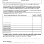 Metlife Change Of Beneficiary spousal Consent Form Printable Pdf Download