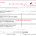 PDF Axis Bank Account Closure Form Pdf Download 2022