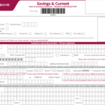 PDF Axis Bank Account Opening Form