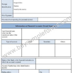 Printable Foreign Bank Account Form Template Sample Fbar Form