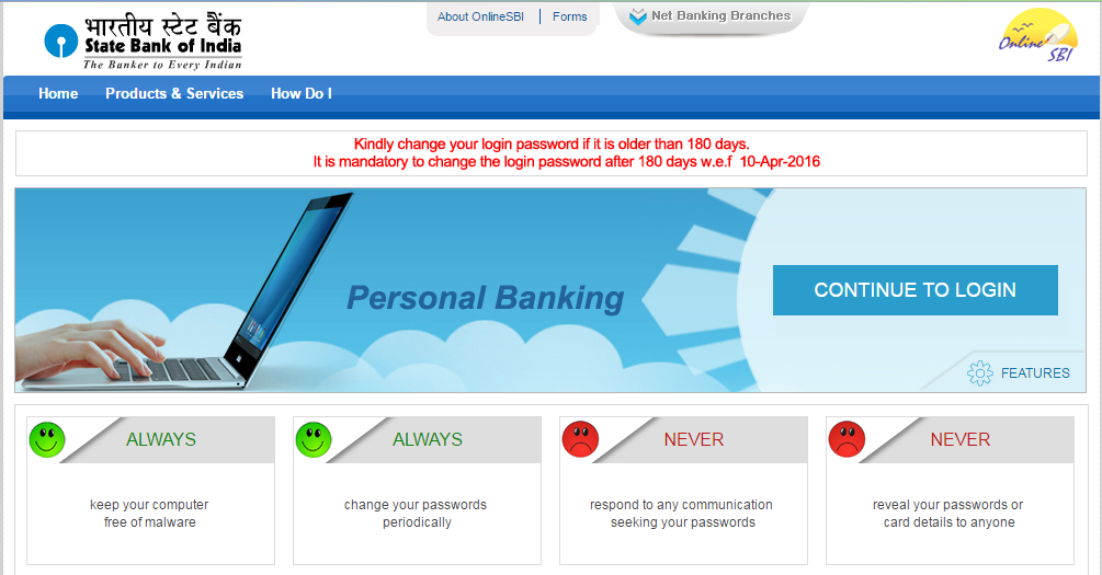 SBI Personal Login And Transfer Money Online To Other Bank
